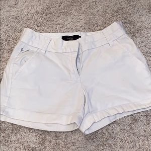White j crew shorts
